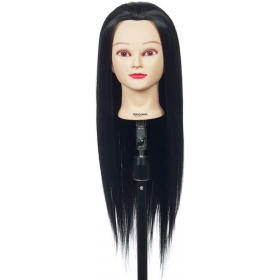Tête D’apprentissage Jessy Cheveux Noirs