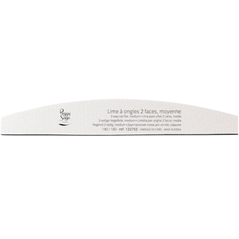 Lime 2 faces demi-lune 180/180 blanc 122752