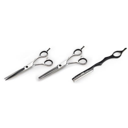 Kit de Coupe ciseaux + sculpteur + rasoir Ysaky