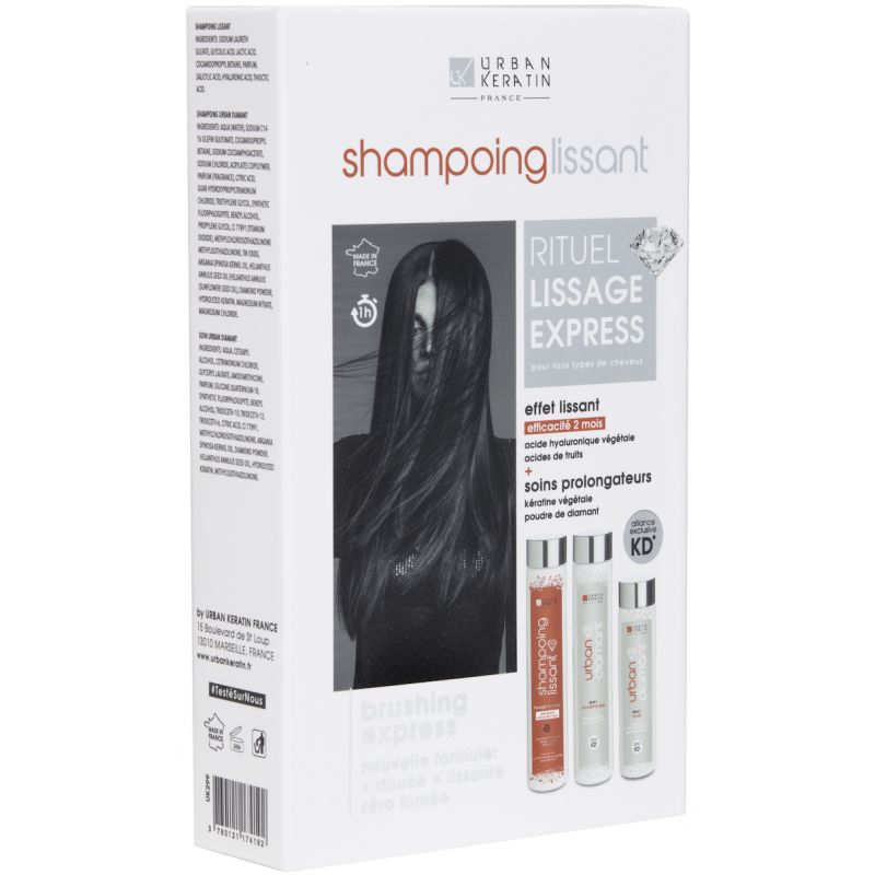 Urban Shampoing Lissant Diamant Kit 2 X 250 + 200 ml