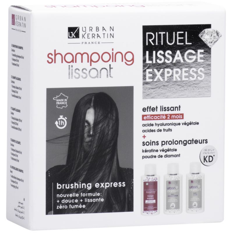 Urban Shampoing Lissant Diamant Kit 3 X 50 ml