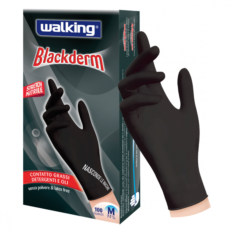 Gants Nitrile Black
