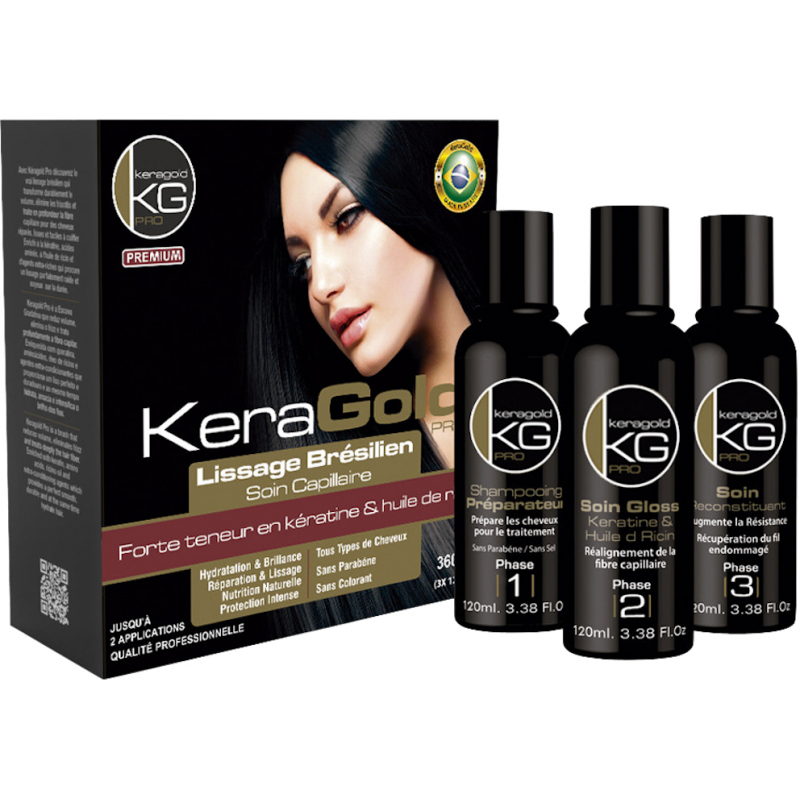 Lissage Brésilien Kit 3 X 120 ml