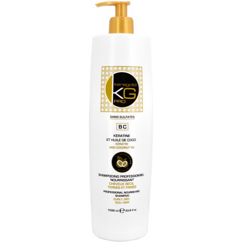 Shampoing Nourrissant Kératine & Huile de Coco BC