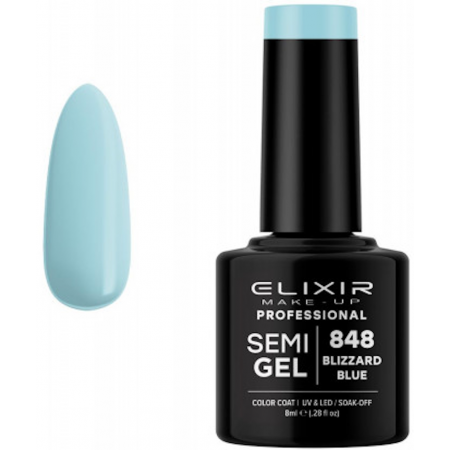 Semi Gel 848 Blizzard Blue