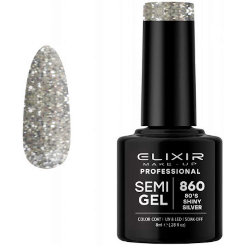 Semi Gel 860 Shiny Silver