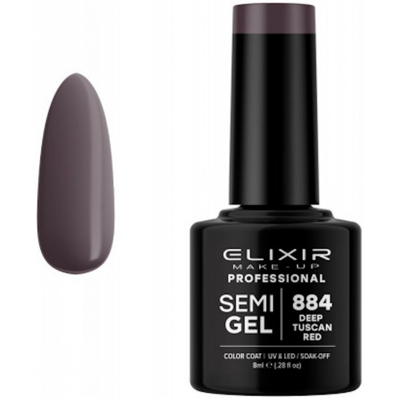 Semi Gel 884 Deep Tuscan Red
