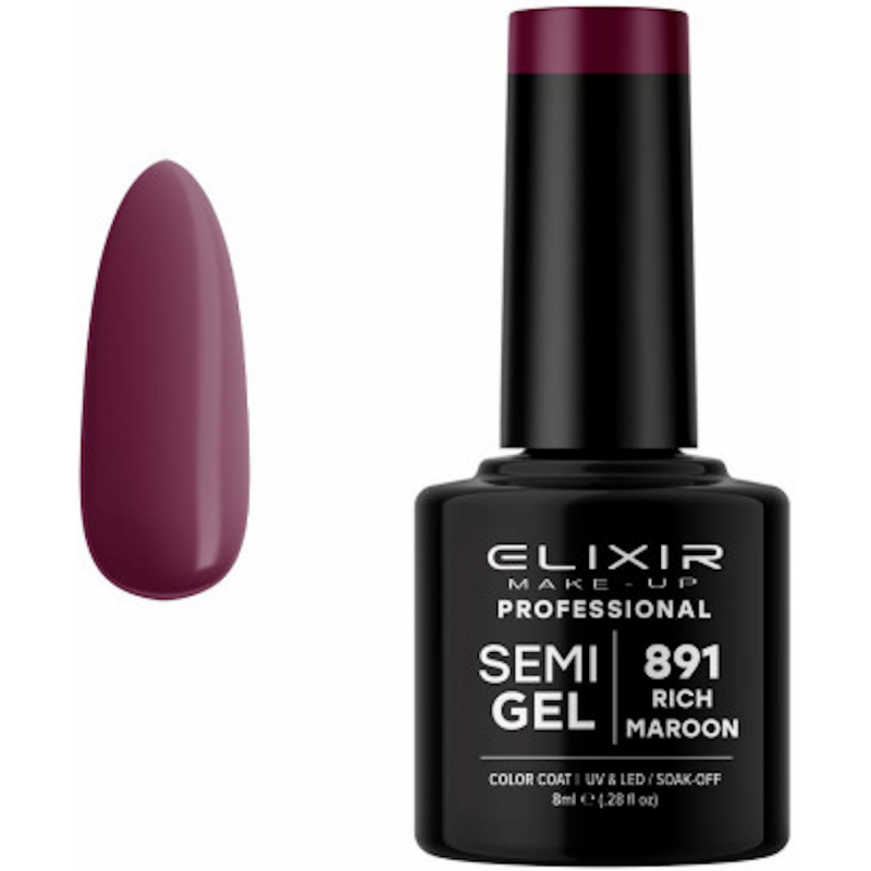Semi Gel 891Rich Marroon