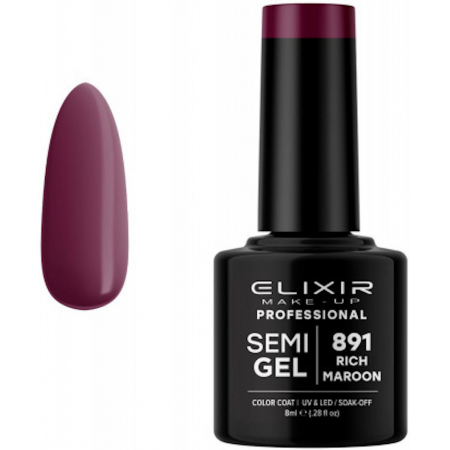 Semi Gel 891Rich Marroon