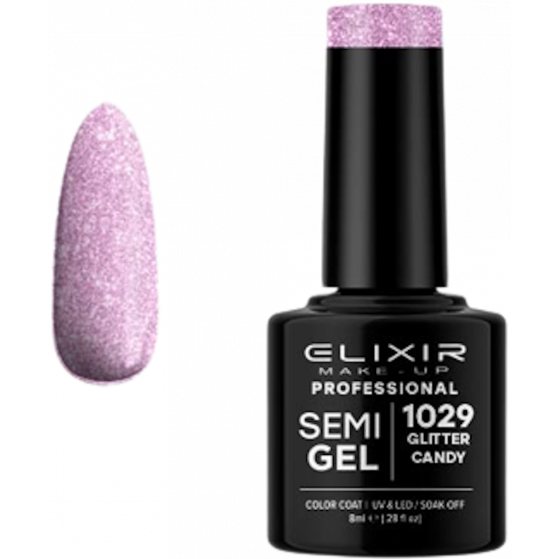 Semi Gel 1029 Glitter Candy