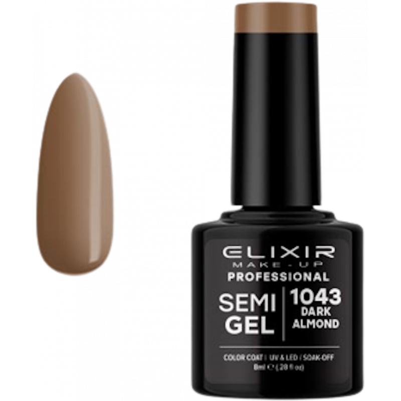 Semi Gel 1043 Dark Almond