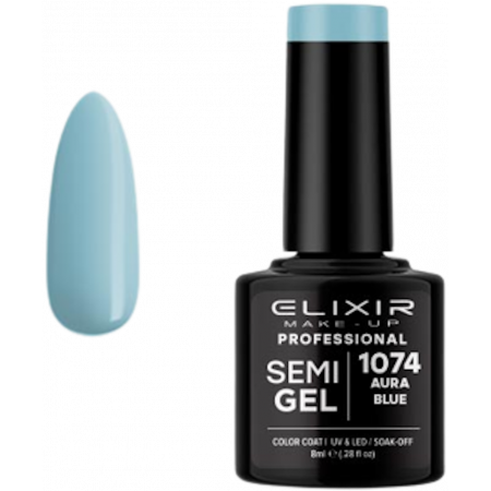 Semi Gel 1074 Aura Blue