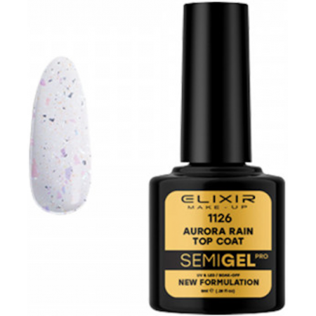 Semi Gel Top Coat 1126 Aurora Rain