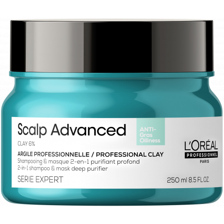 Serie Expert Scalp Advanced Shampoing Masque Anti-gras Argile