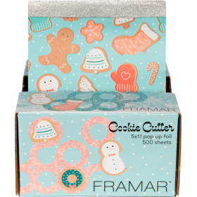 Aluminium Gaufré Cookie Cutter Feuilles Pop Up500 pcs