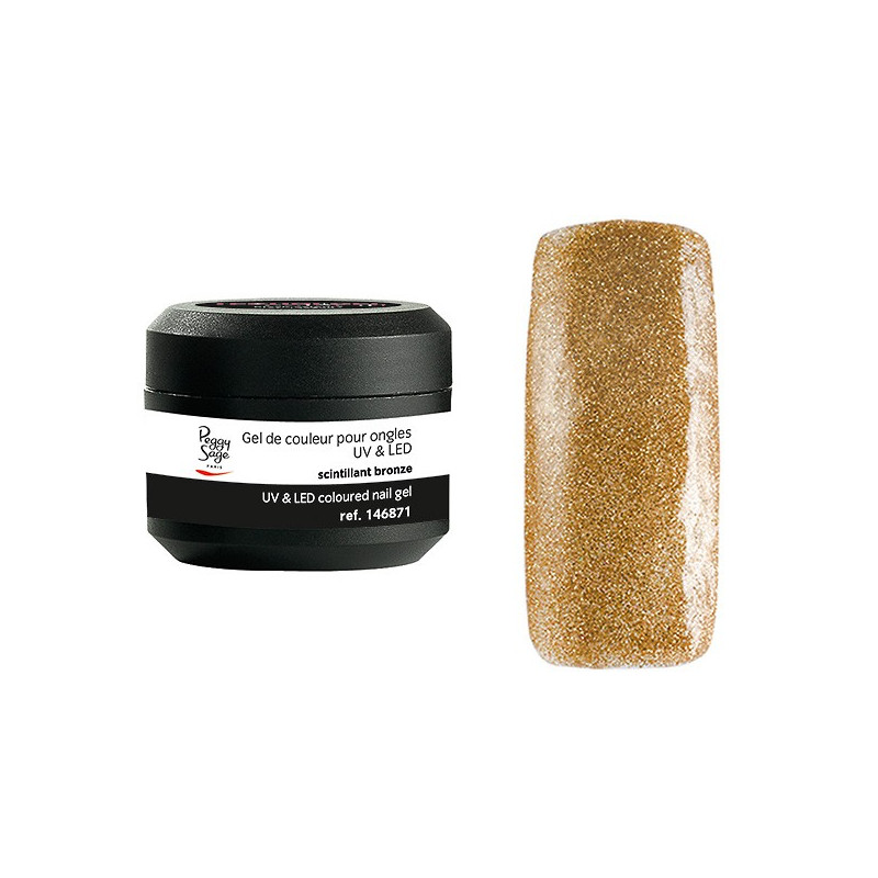 Gel UV/LED Color it scintillant bronze 146871