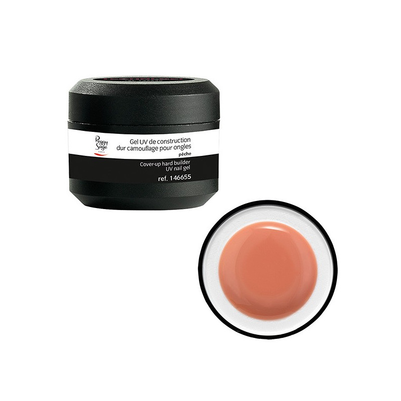 Gel UV de construc. dur camouflage pêche 146655