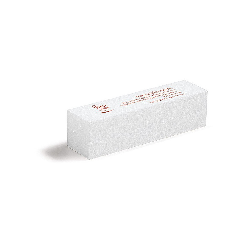 Ponce bloc blanc pour ongles 122210