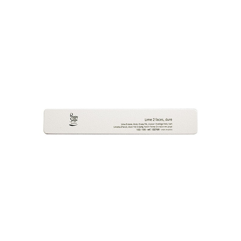 Lime rectangul. 2 faces 100/100 blanc 122700