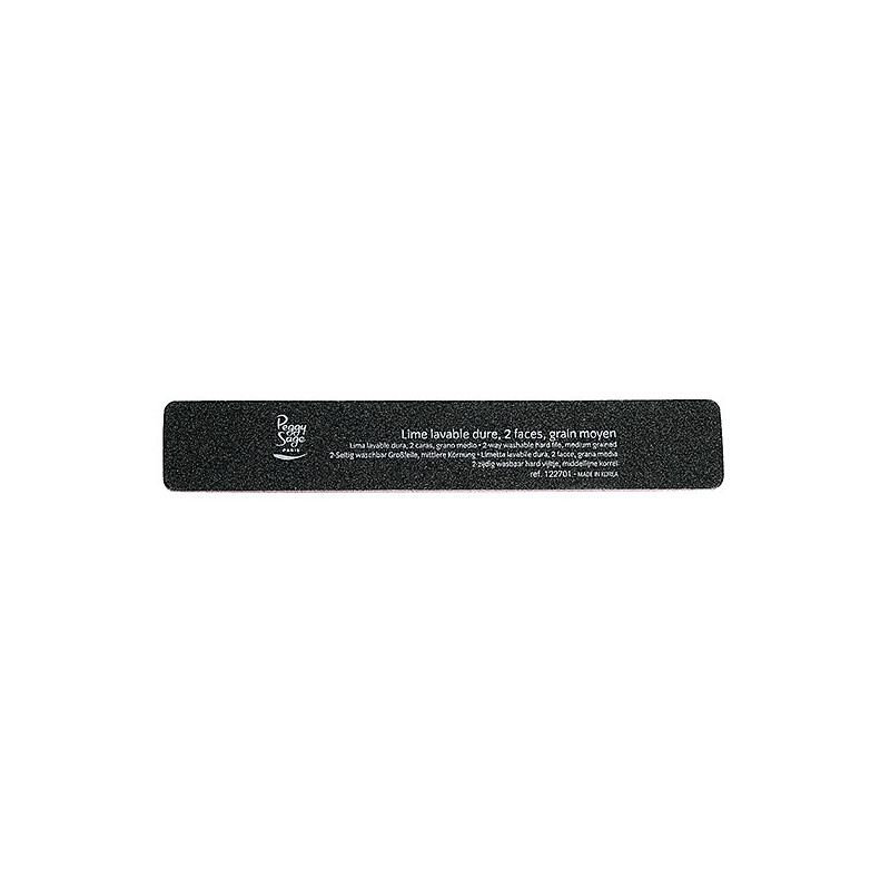 Lime rectangulaire 2 faces 100/180 noir 122701