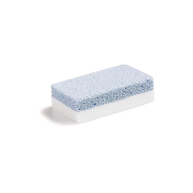 Pierre ponce blanc/bleu manucure pédicure 123002