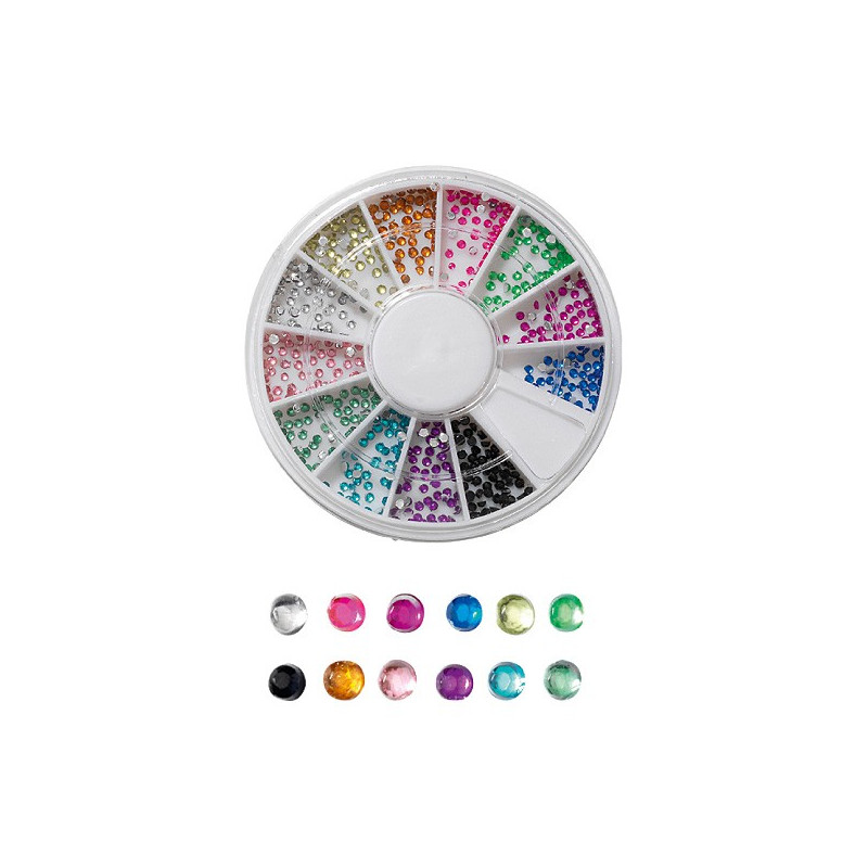 Carrousel strass pour ongles jewels 600 pcs 149910