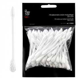 75 bâtonnets coton maquillage 170005