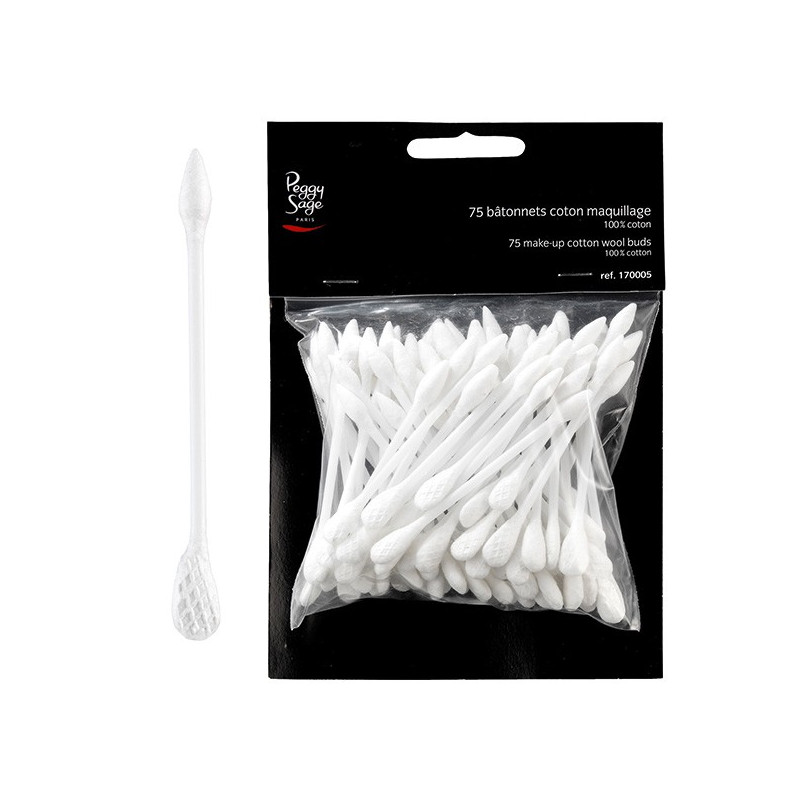 75 bâtonnets coton maquillage 170005