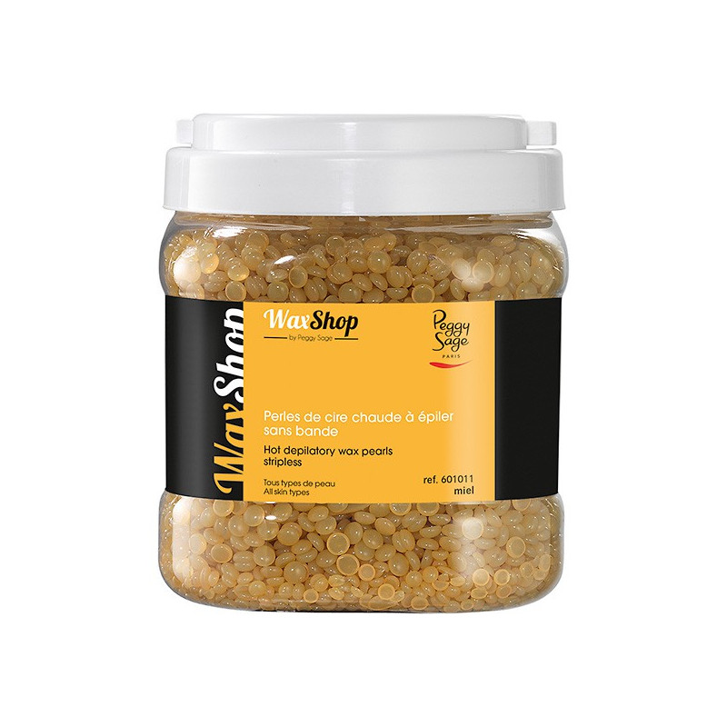 Perles de cire chaude à epiler 1kg miel 601011