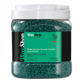 Perles de cire chaude à epiler 1kg vert 601012