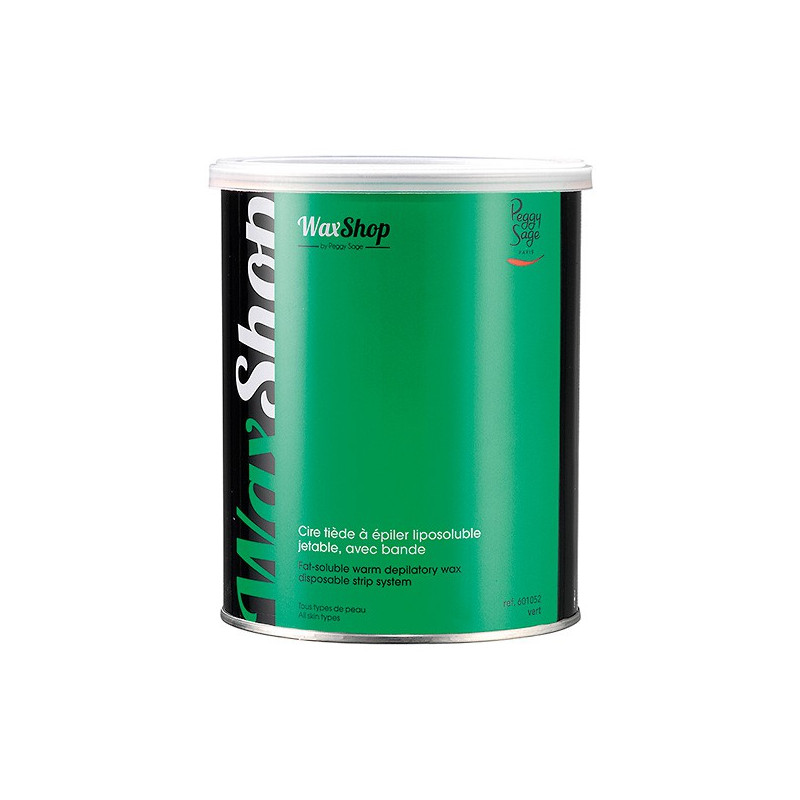 Cire tiède à épiler liposoluble 800ml vert 601052