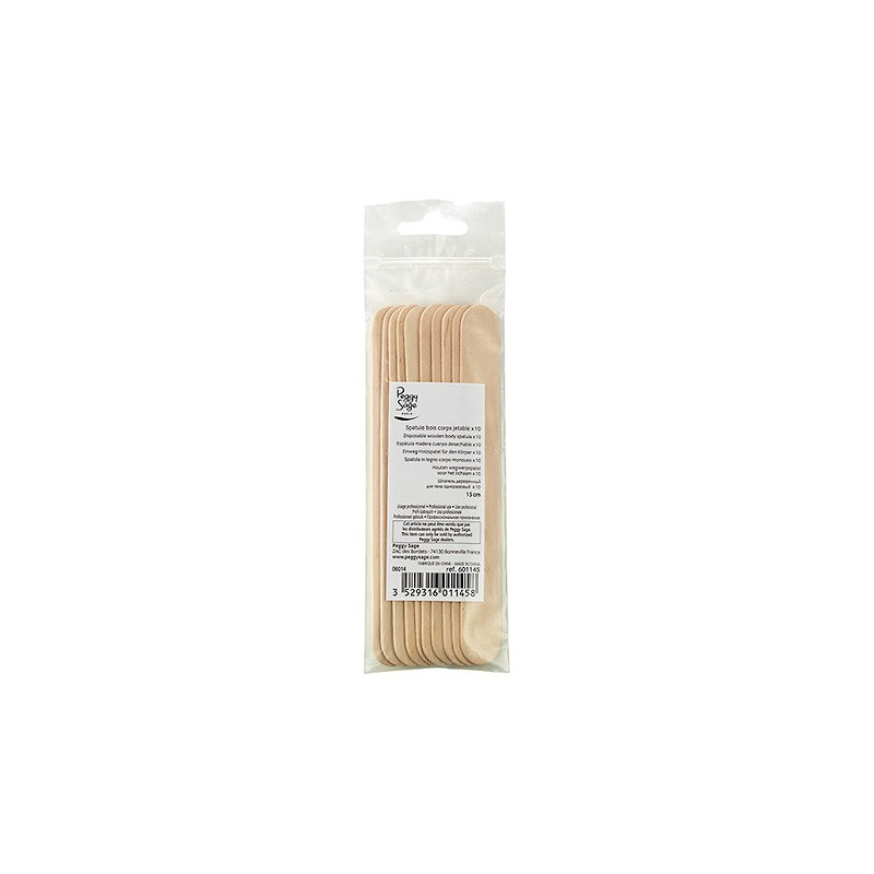 Spatule bois corps jetable 15 cm x 10 601145