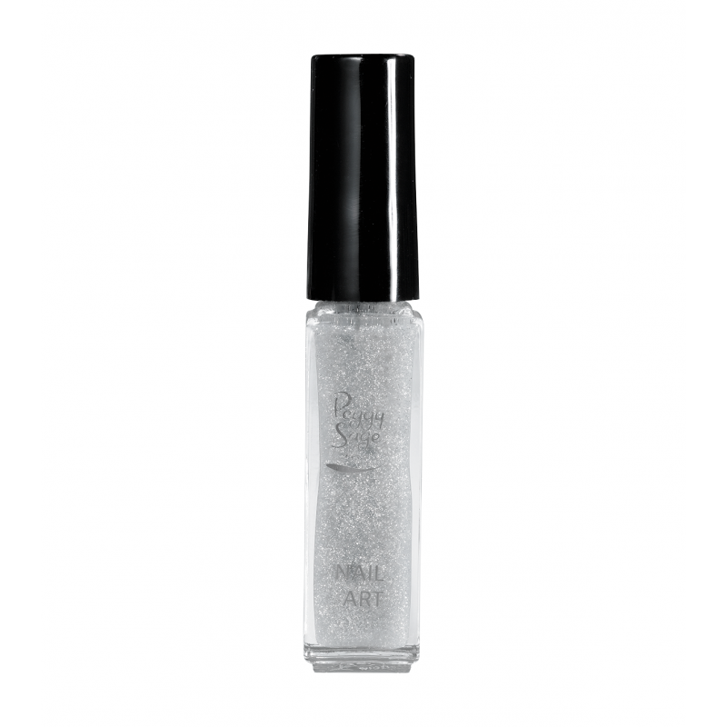Vernis Nail Art Pailleté argent 149476