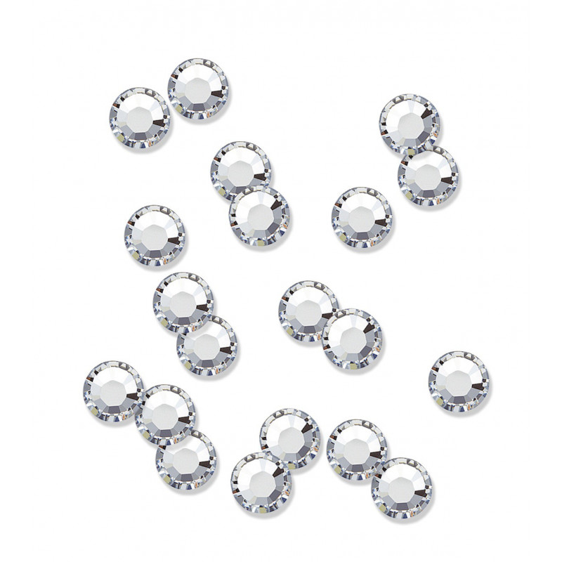 20 strass pour ongles argent SS5 148005