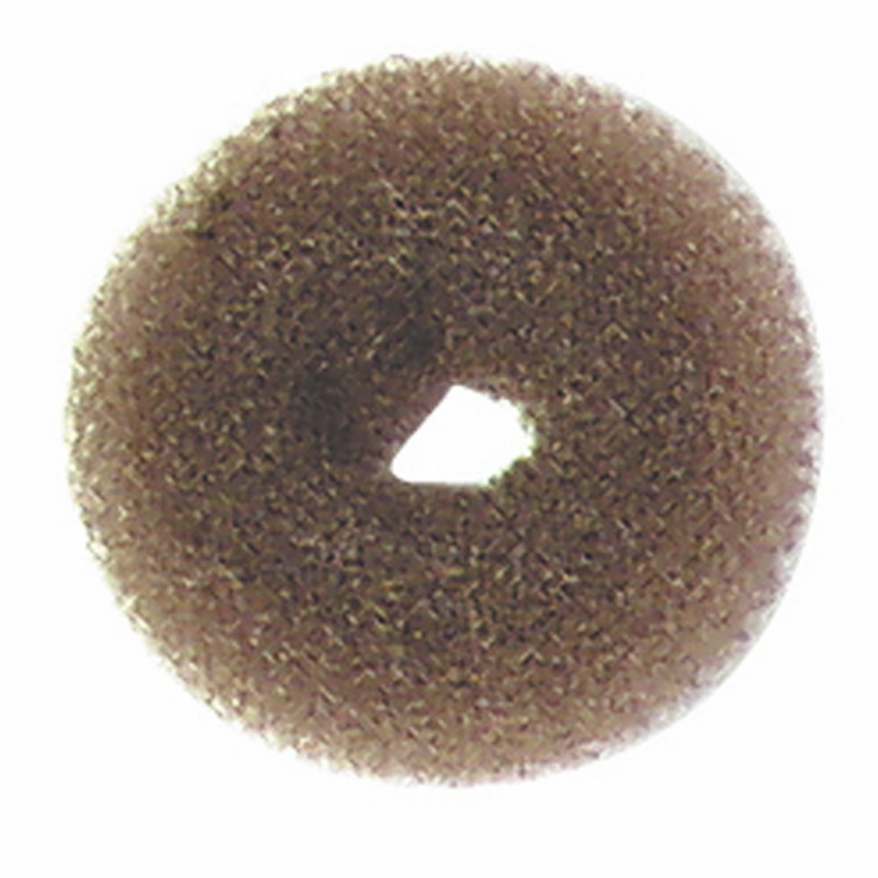 Crépon À Chignon Rond Chatain 8 cm