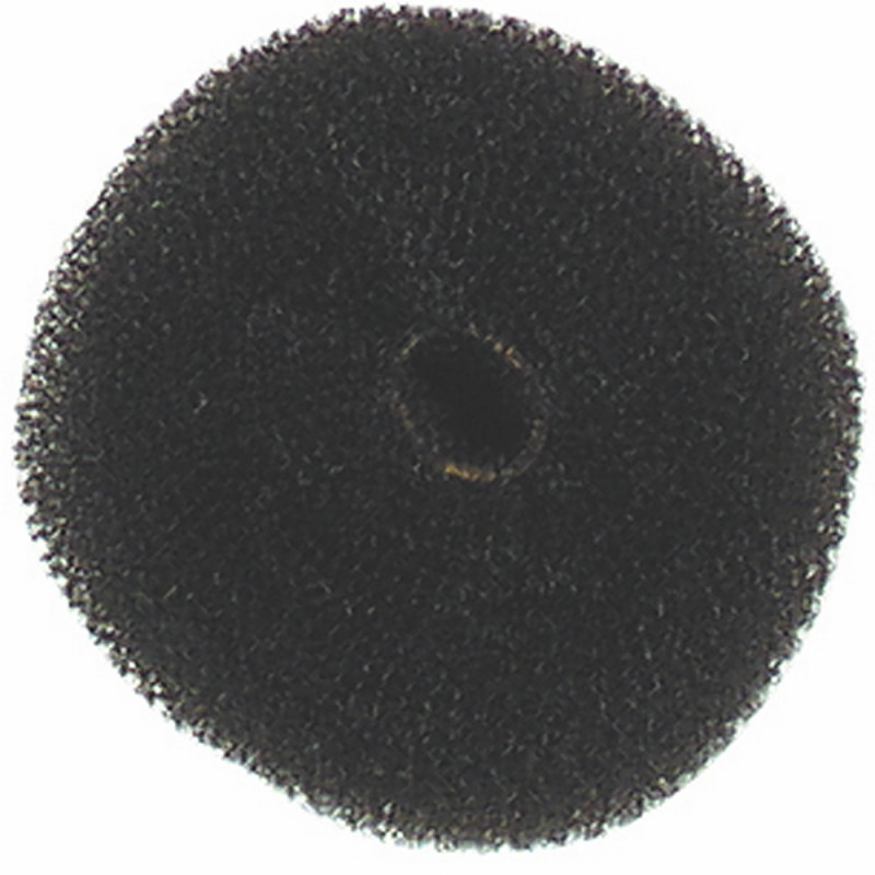 Crépon À Chignon Épais Noir 12 cm