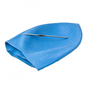 Bonnet Meches En Caoutchouc Bleu