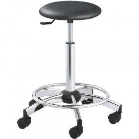 Tabouret Beausoleil avec pied cerclé