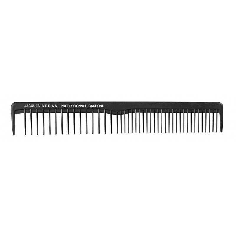 Peigne à cheveux carbone spécial fondus 18,2 cm