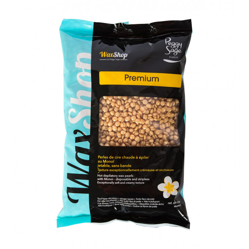 Perles de cire chaude à épiler jetable, sans bande au MonoÏ 800gr 601026