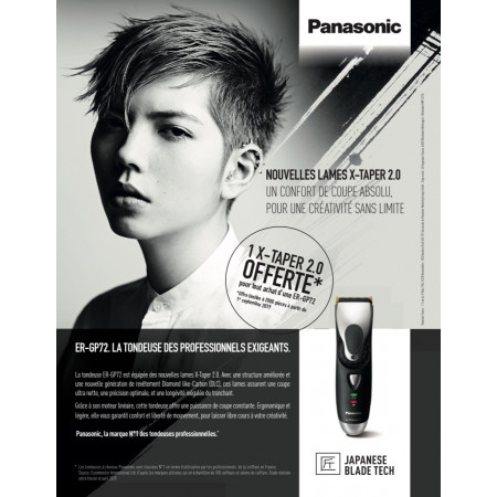 Tête de coupe Trimmer blade  pour Tondeuse Panasonic ERGP72 et ERGP82