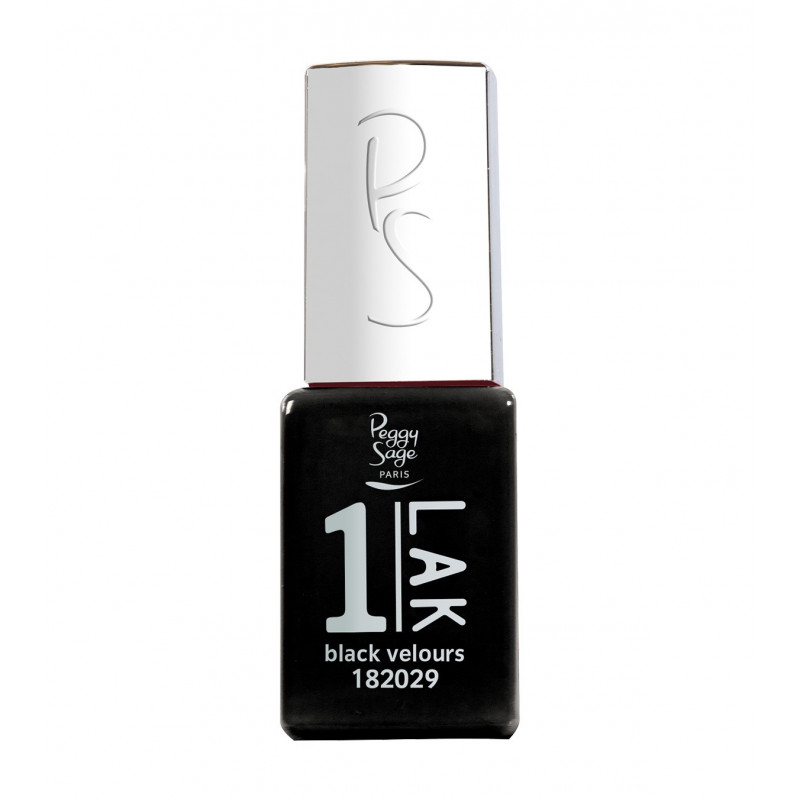 Vernis semi-permanent 1-LAK black velours 182029