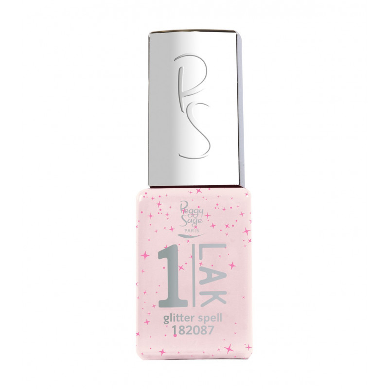 Vernis semi-permanent 1-LAK Glitter spell 182087