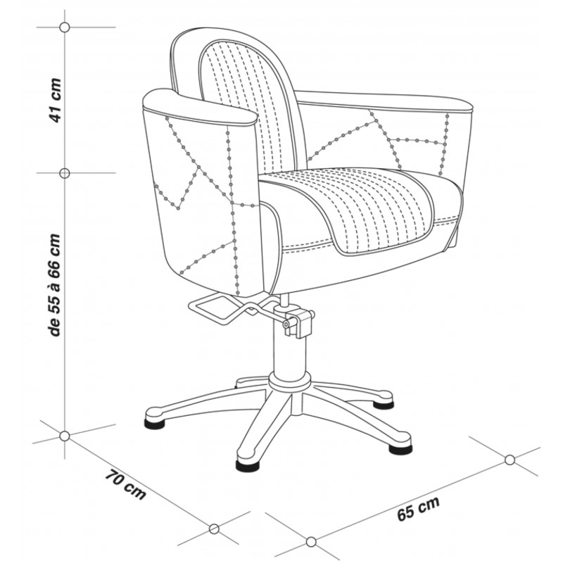 Fauteuil Falcon Jacques Seban