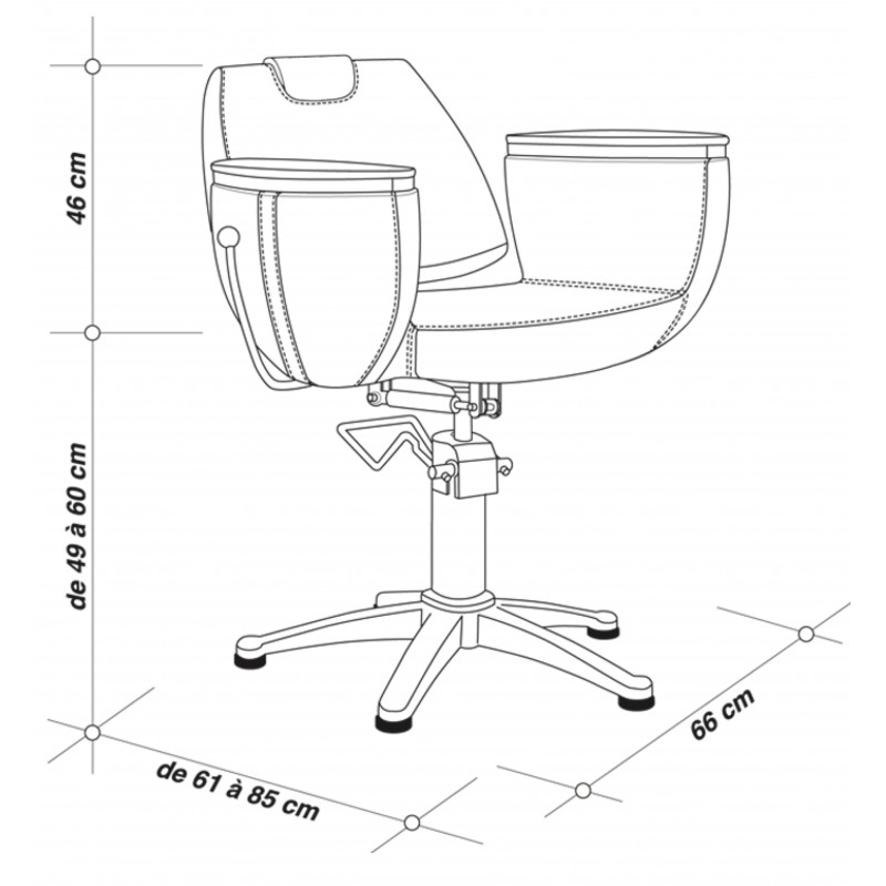 Fauteuil Orlando Jacques Seban