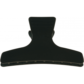 Pinces croco brushing noires  8 cm 710119