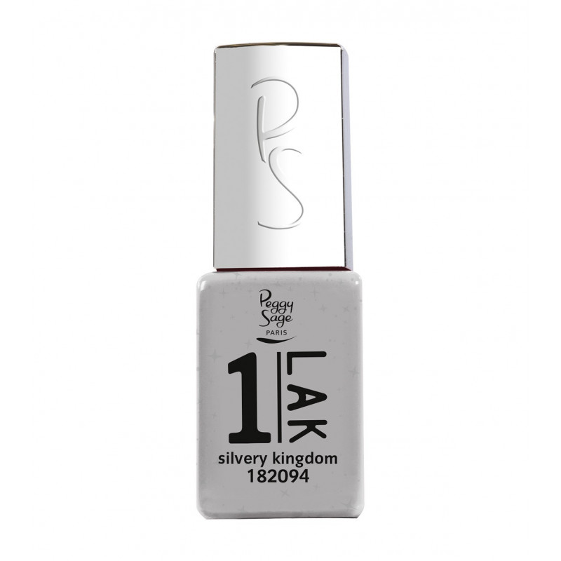 Vernis semi-permanent 1-LAK Silvery Kingdom ardent 182094
