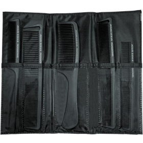 Trousse 5 peignes carbone