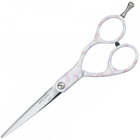 Ciseaux Ergonomique Offset Rose 5,5"