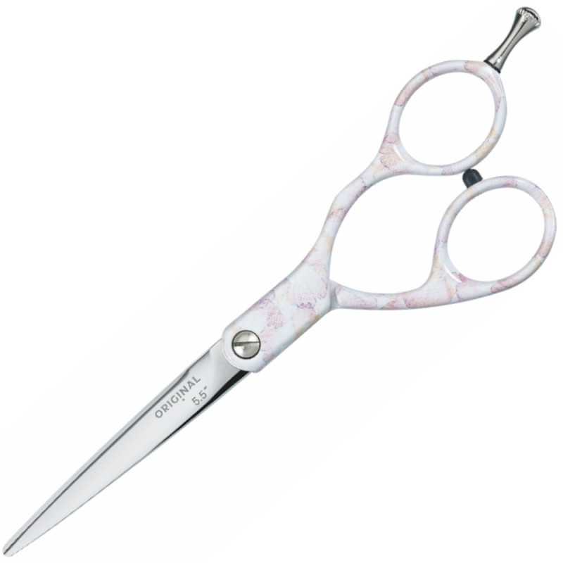 Ciseaux Ergonomique Offset Rose 5,5"